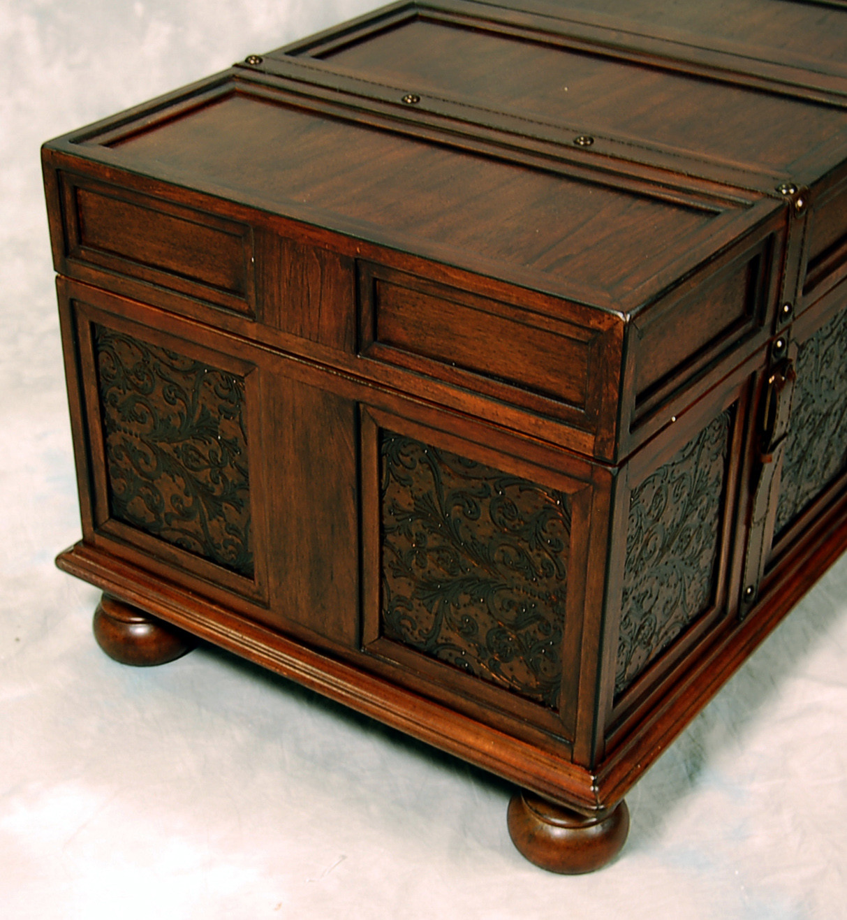 Best ideas about Trunk Coffee Table
. Save or Pin Old World McKenna Trunk Coffee End Table Now.