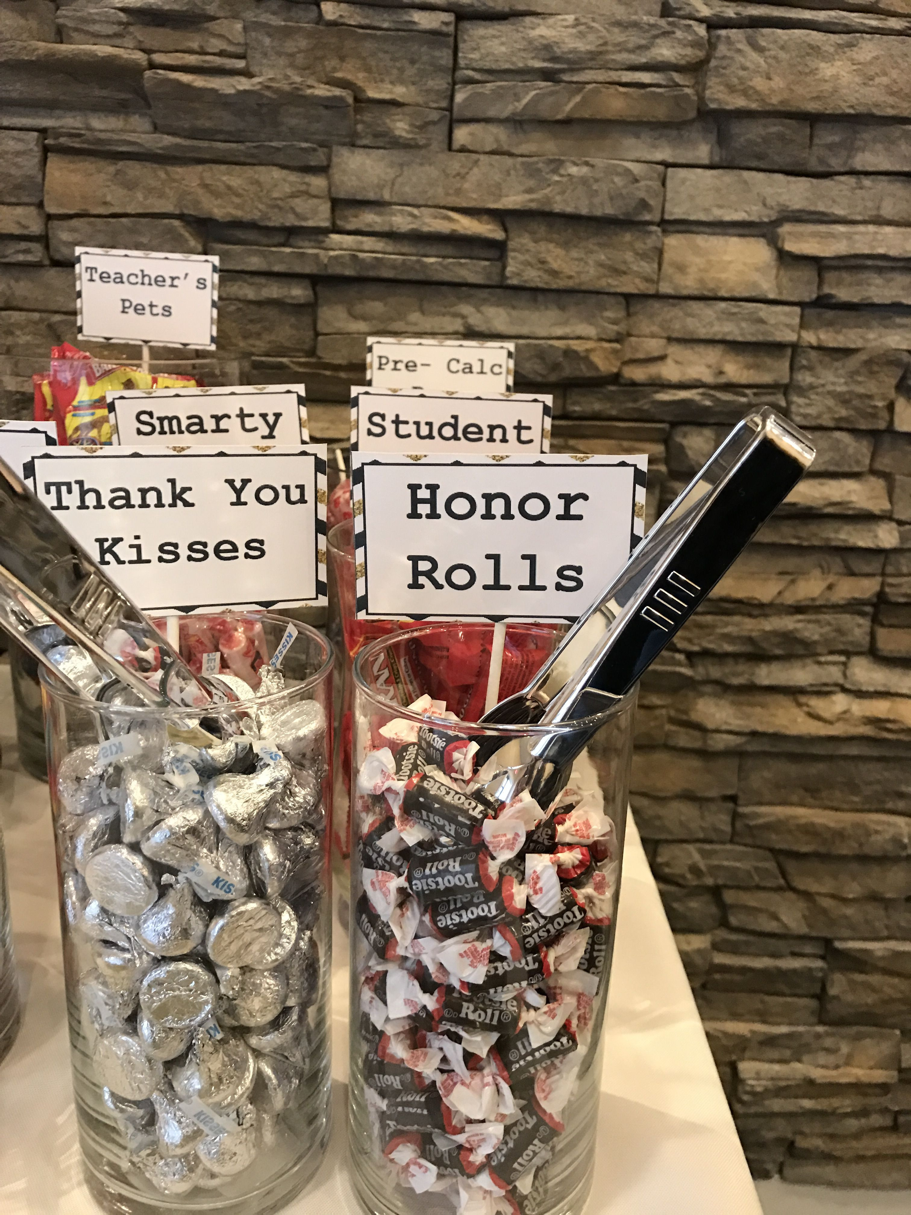 Best ideas about Trunk Party Gift Ideas
. Save or Pin College graduation themed candy bar Party Now.