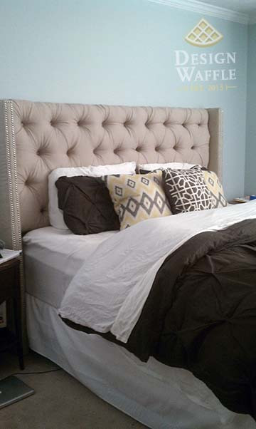 Best ideas about Tufted Headboard DIY
. Save or Pin DIY Tufted Wingback Headboard Now.