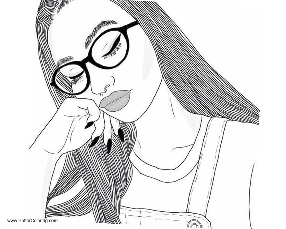 Best ideas about Tumblr Coloring Pages For Teens Appropriate
. Save or Pin Girly Coloring Pages Sleepy Girl Free Printable Coloring Now.