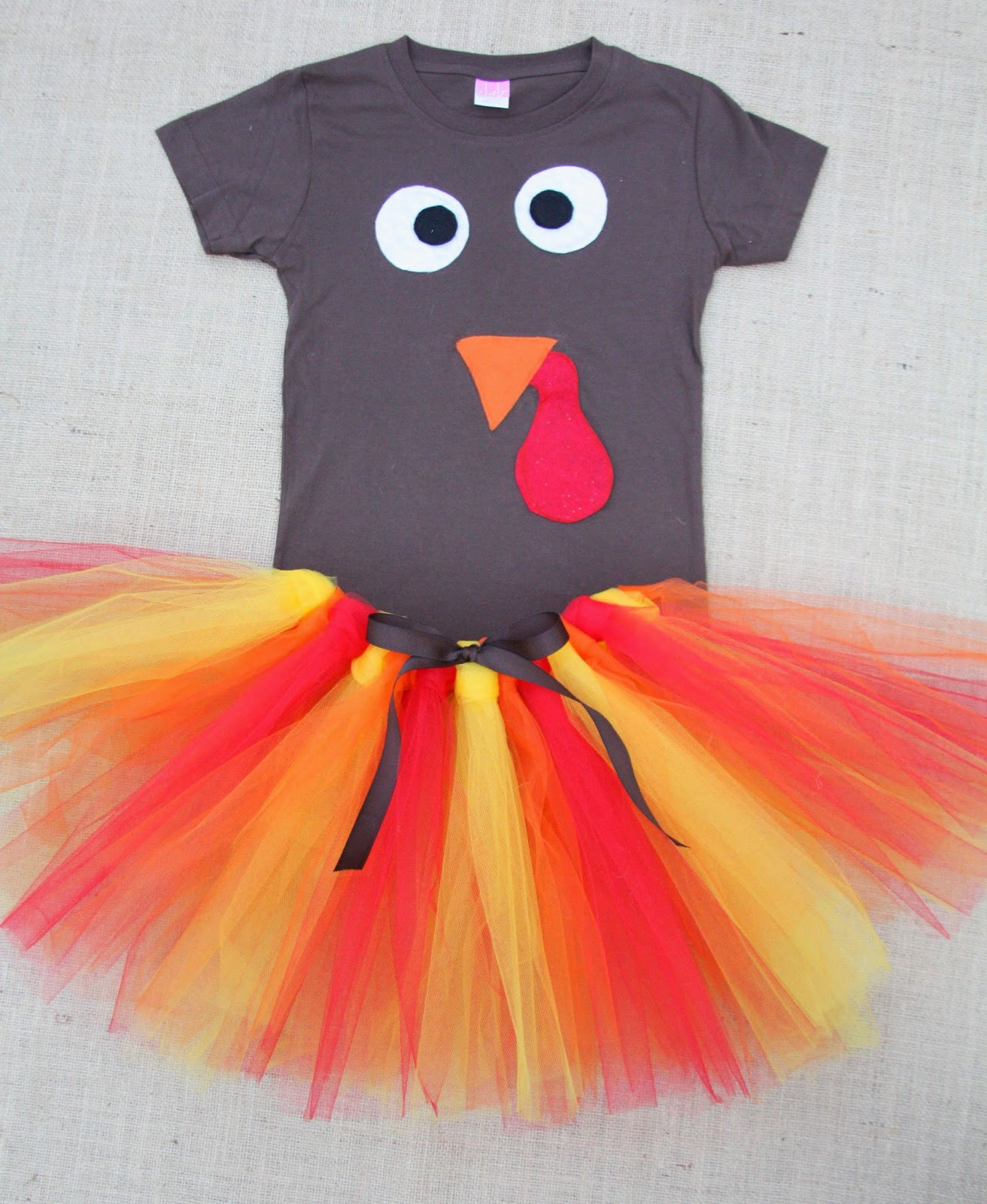 Best ideas about Turkey Costume DIY
. Save or Pin Magnolia Mamas Tutu Turkey Costume No Sew Tutu Tutorial Now.