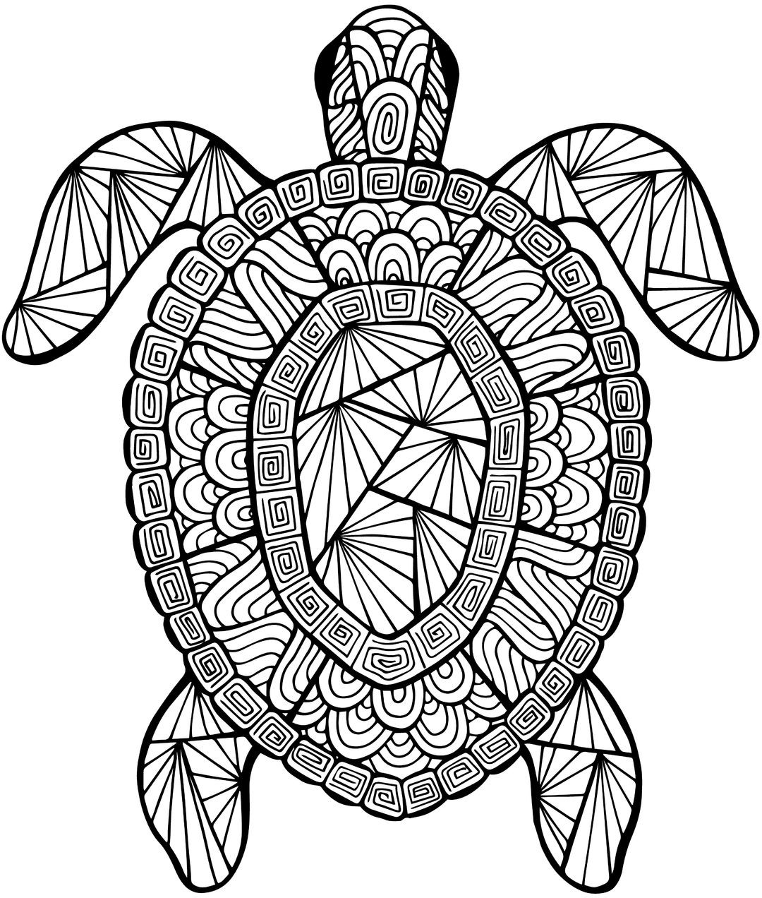 Best ideas about Turtle Coloring Pages For Adults
. Save or Pin Detailed Sea Turtle Advanced Coloring Page Now.