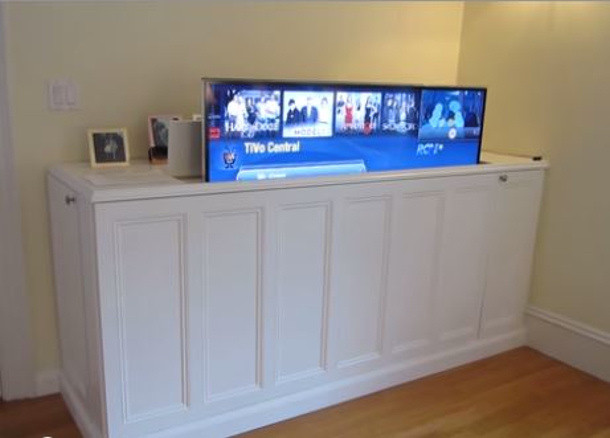 Best ideas about Tv Lift Cabinet DIY
. Save or Pin Clever Ways to Disguise a TV Now.