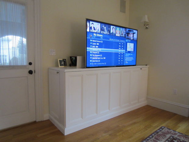 Best ideas about Tv Lift Cabinet DIY
. Save or Pin How to Make a TV Lift cabinet Now.