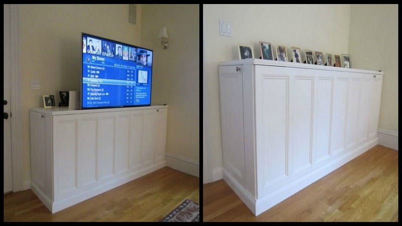 Best ideas about Tv Lift Cabinet DIY
. Save or Pin DIY TV Lift Cabinet Page 1 Now.