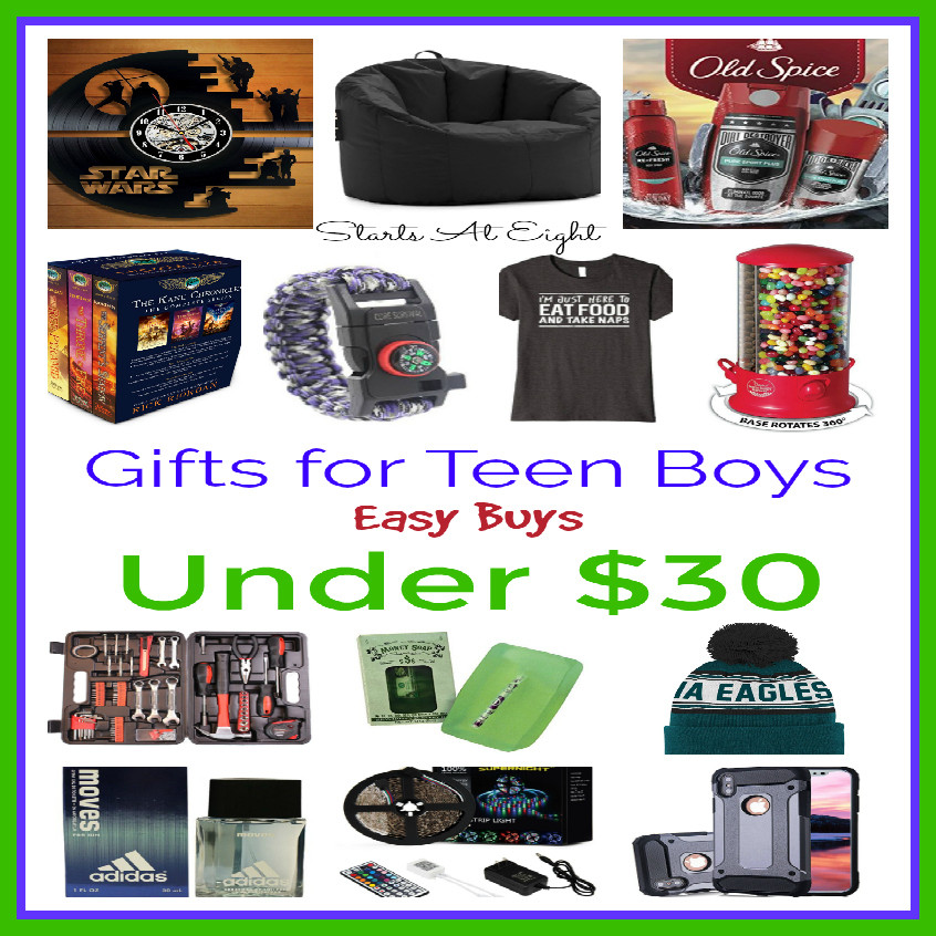 Best ideas about Tween Boy Gift Ideas 2019
. Save or Pin Gifts for Teen Boys Easy Buys Under $30 StartsAtEight Now.