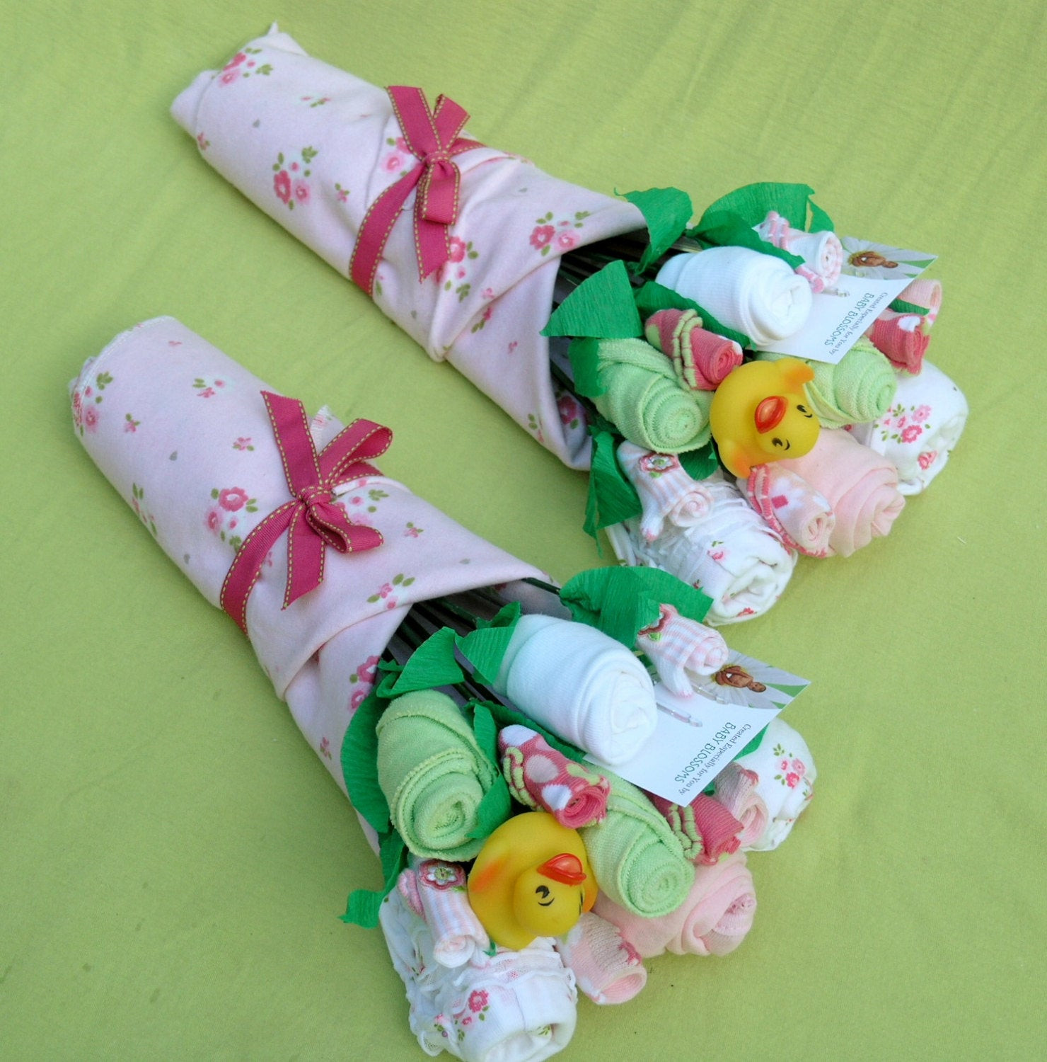 Best ideas about Twin Baby Gift Ideas
. Save or Pin Girl Twins Baby Bouquet Twin Baby Girls Baby by babyblossomco Now.