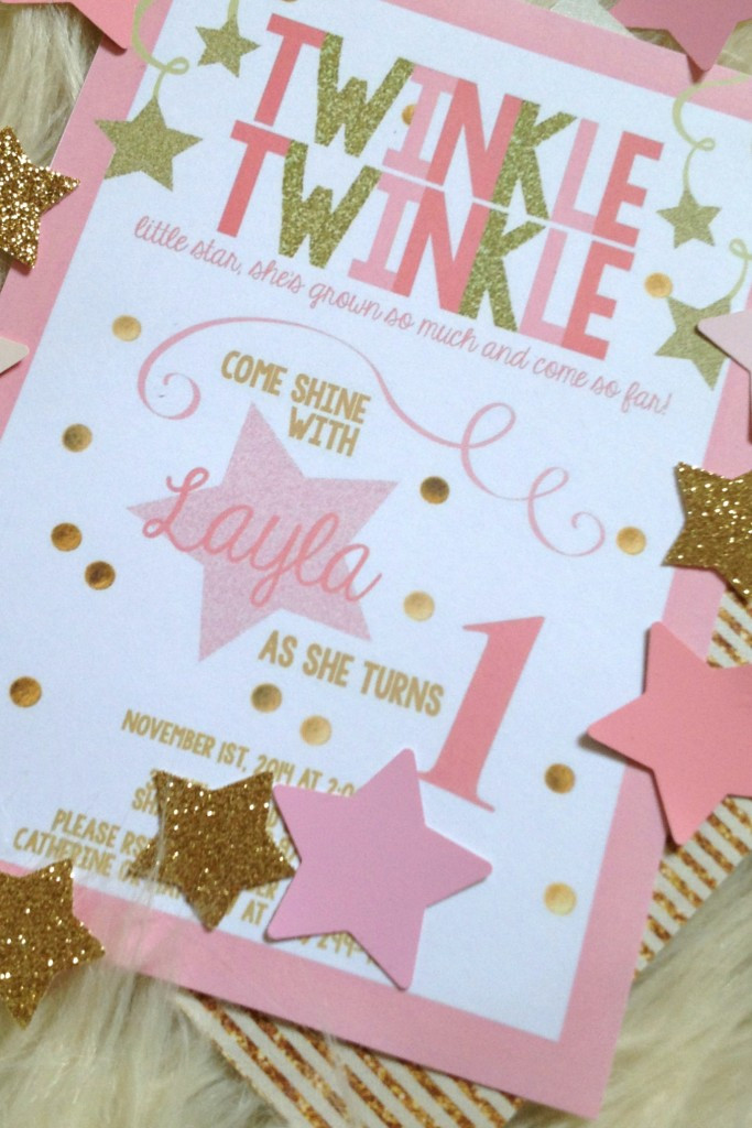 Best ideas about Twinkle Twinkle Little Star Birthday Decorations
. Save or Pin Layla s Pink & Gold Twinkle Twinkle Little Star 1st Now.