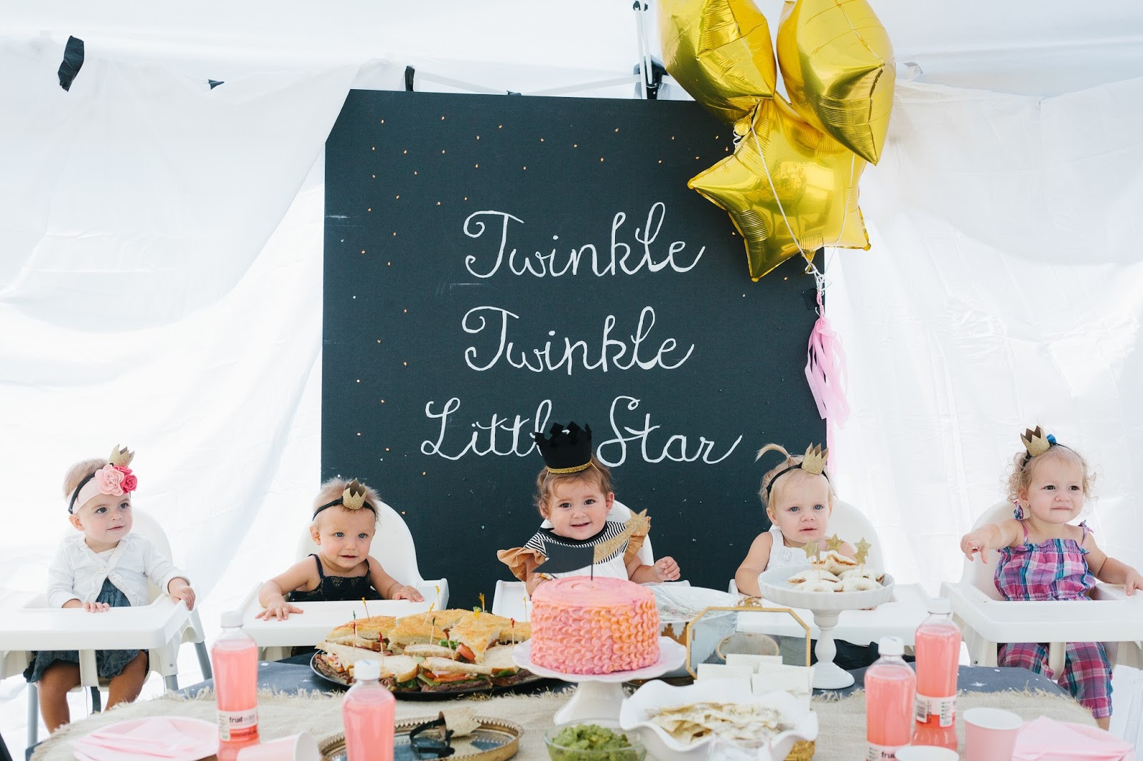 Best ideas about Twinkle Twinkle Little Star Birthday Decorations
. Save or Pin Jane s Twinkle Twinkle Little Star First Birthday Party Now.