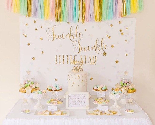 Best ideas about Twinkle Twinkle Little Star Birthday Decorations
. Save or Pin Dreamy Twinkle Twinkle Little Star Party Now.