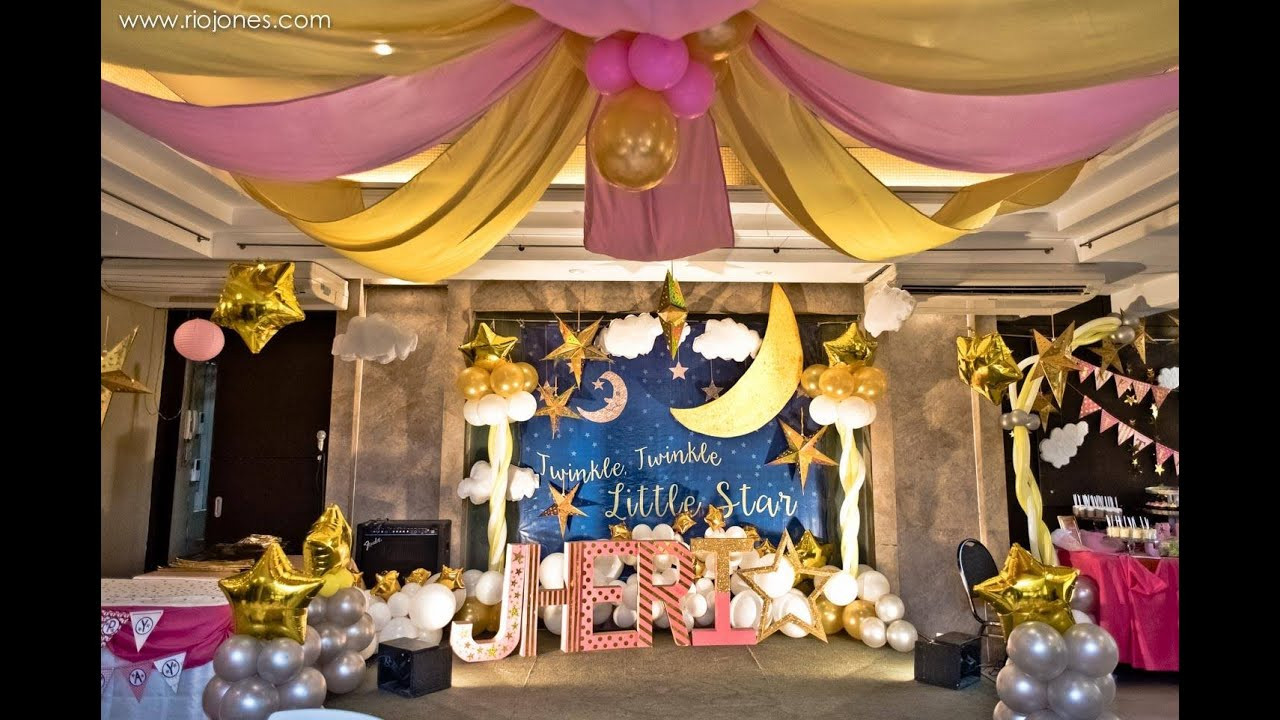 Best ideas about Twinkle Twinkle Little Star Birthday Decorations
. Save or Pin Jheri s Twinkle Twinkle Little Star 1st Birthday at Now.