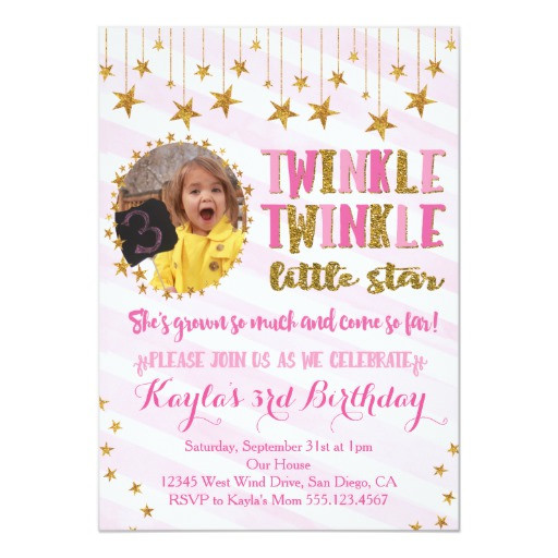 Best ideas about Twinkle Twinkle Little Star Birthday Invitations
. Save or Pin Twinkle Twinkle Little Star Birthday Invitation Now.