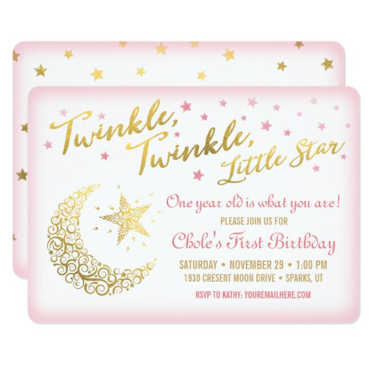 Best ideas about Twinkle Twinkle Little Star Birthday Invitations
. Save or Pin Twinkle Twinkle Little Star Birthday Invitation Now.