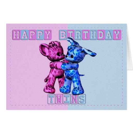 Best ideas about Twins Birthday Card
. Save or Pin Happy Birthday Twins Card Now.