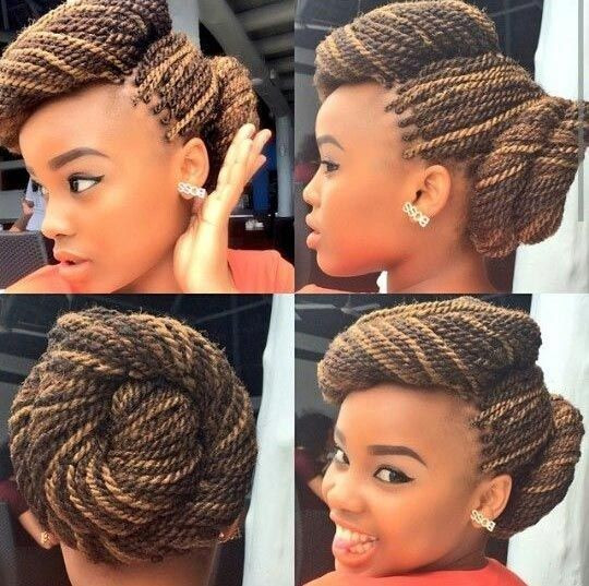 Best ideas about Twists Updo Hairstyles
. Save or Pin 10 Chic African American Braids The Hot New Look Now.