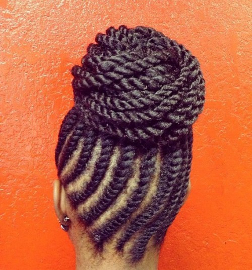 Best ideas about Twists Updo Hairstyles
. Save or Pin 40 Chic Twist Hairstyles for Natural Hair Now.