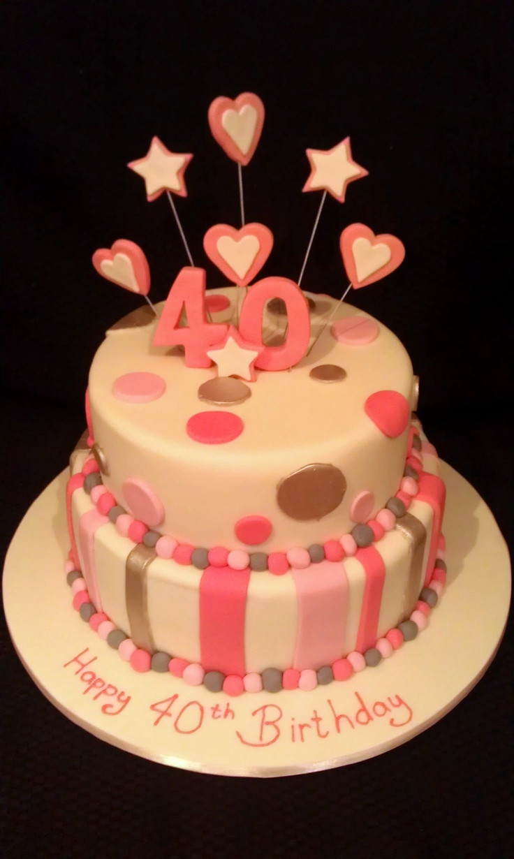 Best ideas about Two Tier Birthday Cake
. Save or Pin Two Tier fun hearts & Stars birthday cake Now.