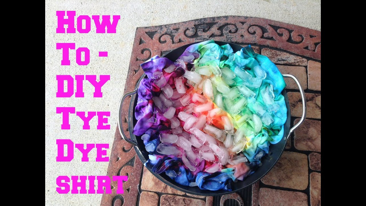 Best ideas about Tye Dye Shirts DIY
. Save or Pin How To DIY Tye Dye Shirt Now.