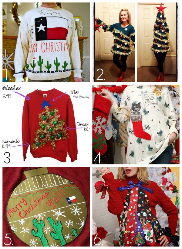 Best ideas about Ugly Christmas Sweater Ideas DIY
. Save or Pin 32 DIY Ugly Christmas Sweaters C R A F T Now.