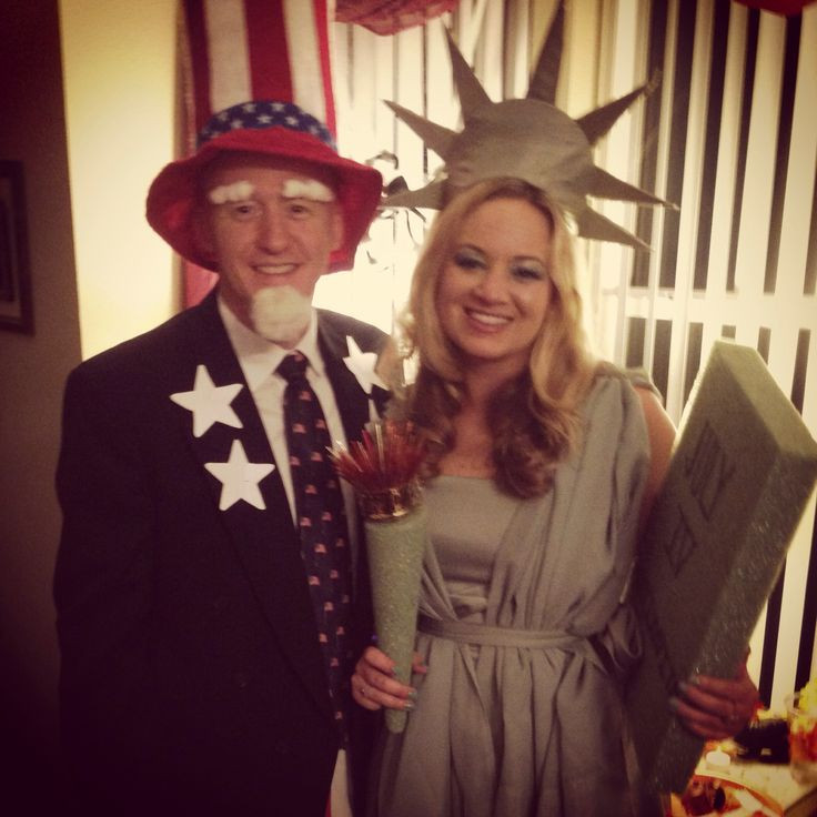 Best ideas about Uncle Sam Costume DIY
. Save or Pin Lady Liberty and Uncle Sam DIY Halloween costumes Now.