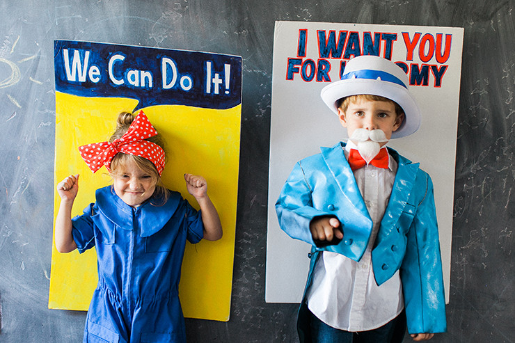 Best ideas about Uncle Sam Costume DIY
. Save or Pin Rosie the Riveter Halloween Costume Now.