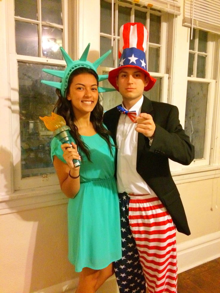 Best ideas about Uncle Sam Costume DIY
. Save or Pin Lady Liberty & Uncle Sam costume for Halloween Now.