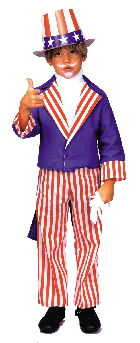 Best ideas about Uncle Sam Costume DIY
. Save or Pin Uncle Sam Child Costume Small Patriotic Now.