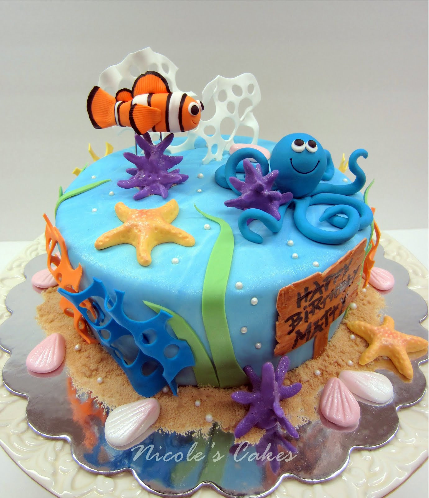 Best ideas about Under The Sea Birthday Cake
. Save or Pin Birthday Cakes Under The Sea Birthday Cake Now.