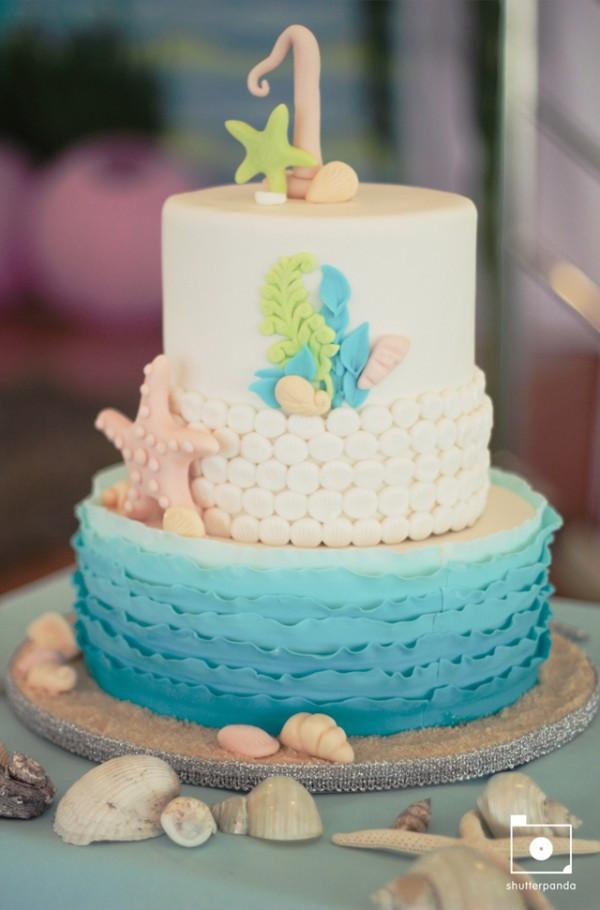 Best ideas about Under The Sea Birthday Cake
. Save or Pin A Whimsical Under the Sea Birthday Party e Charming Day Now.