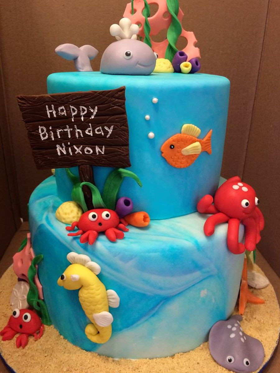 Best ideas about Under The Sea Birthday Cake
. Save or Pin Under The Sea Cake CakeCentral Now.