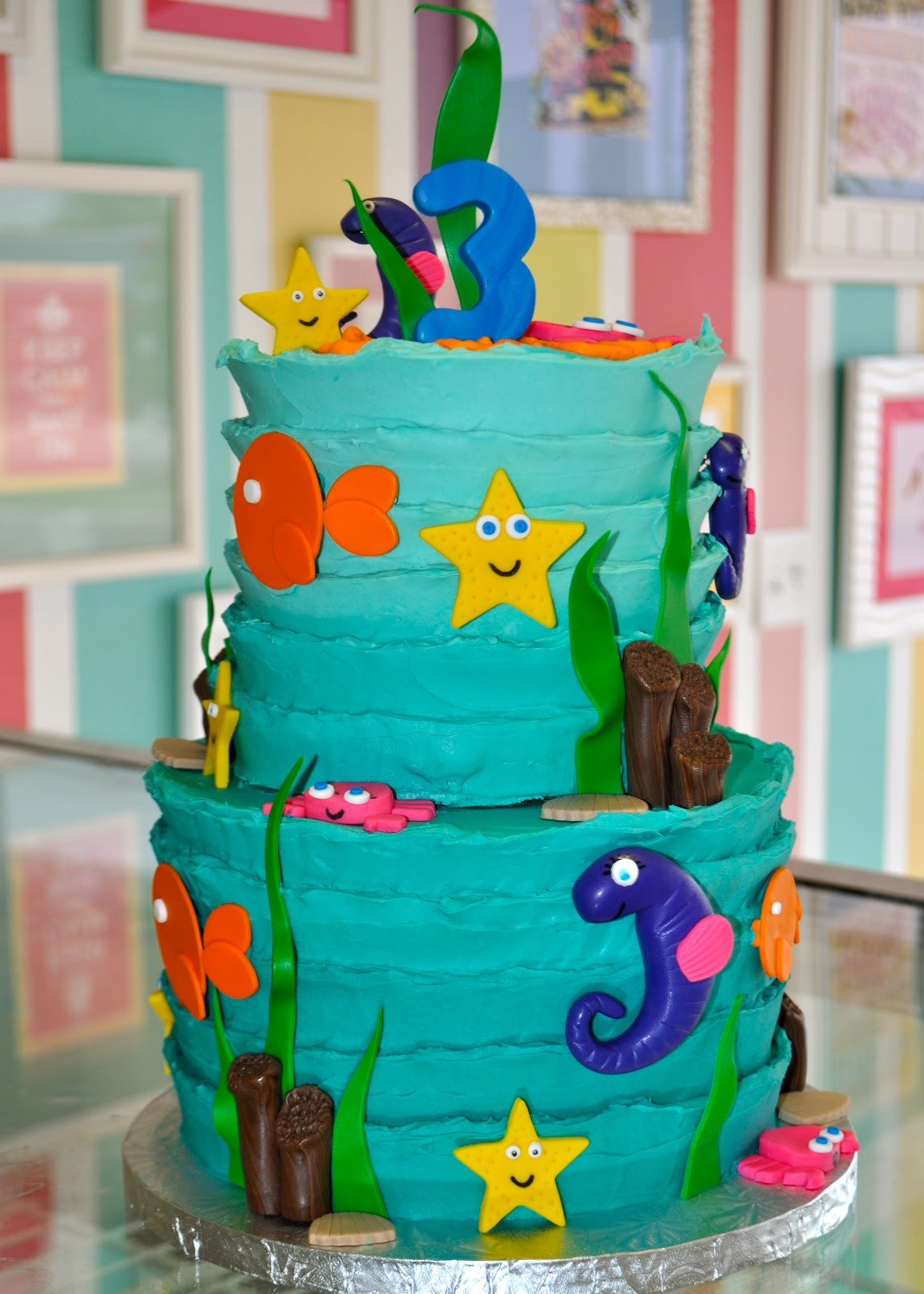 Best ideas about Under The Sea Birthday Cake
. Save or Pin Leah s Sweet Treats Under the Sea Birthday Cake Now.