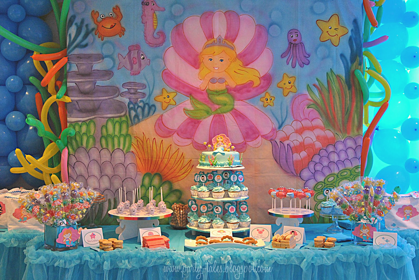 Best ideas about Under The Sea Birthday Decorations
. Save or Pin Party Tales Birthday Party Under the Sea Birthday Now.