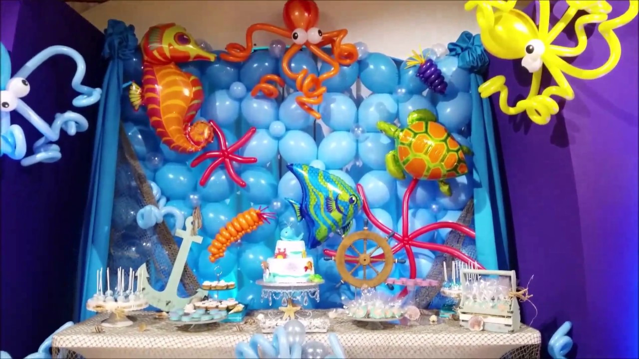 Best ideas about Under The Sea Birthday Party Ideas
. Save or Pin Under the Sea Theme Party Decor Now.