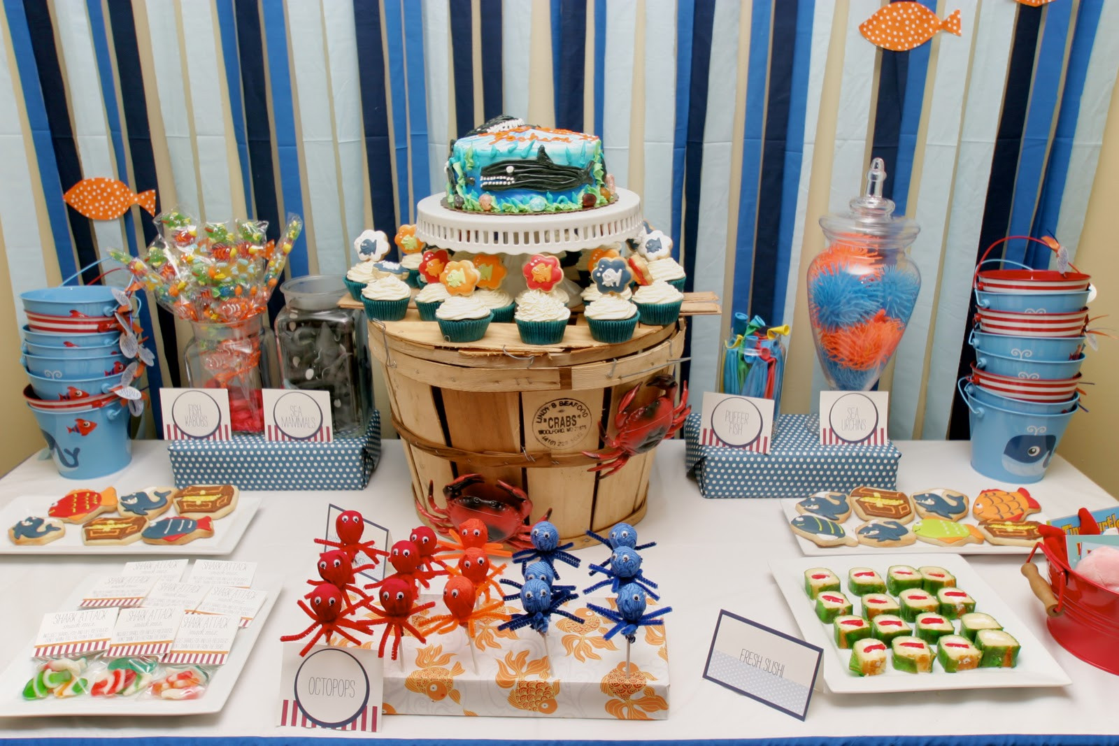 Best ideas about Under The Sea Birthday Party Ideas
. Save or Pin CupKate s Event Design Under the Sea Birthday Bash Now.