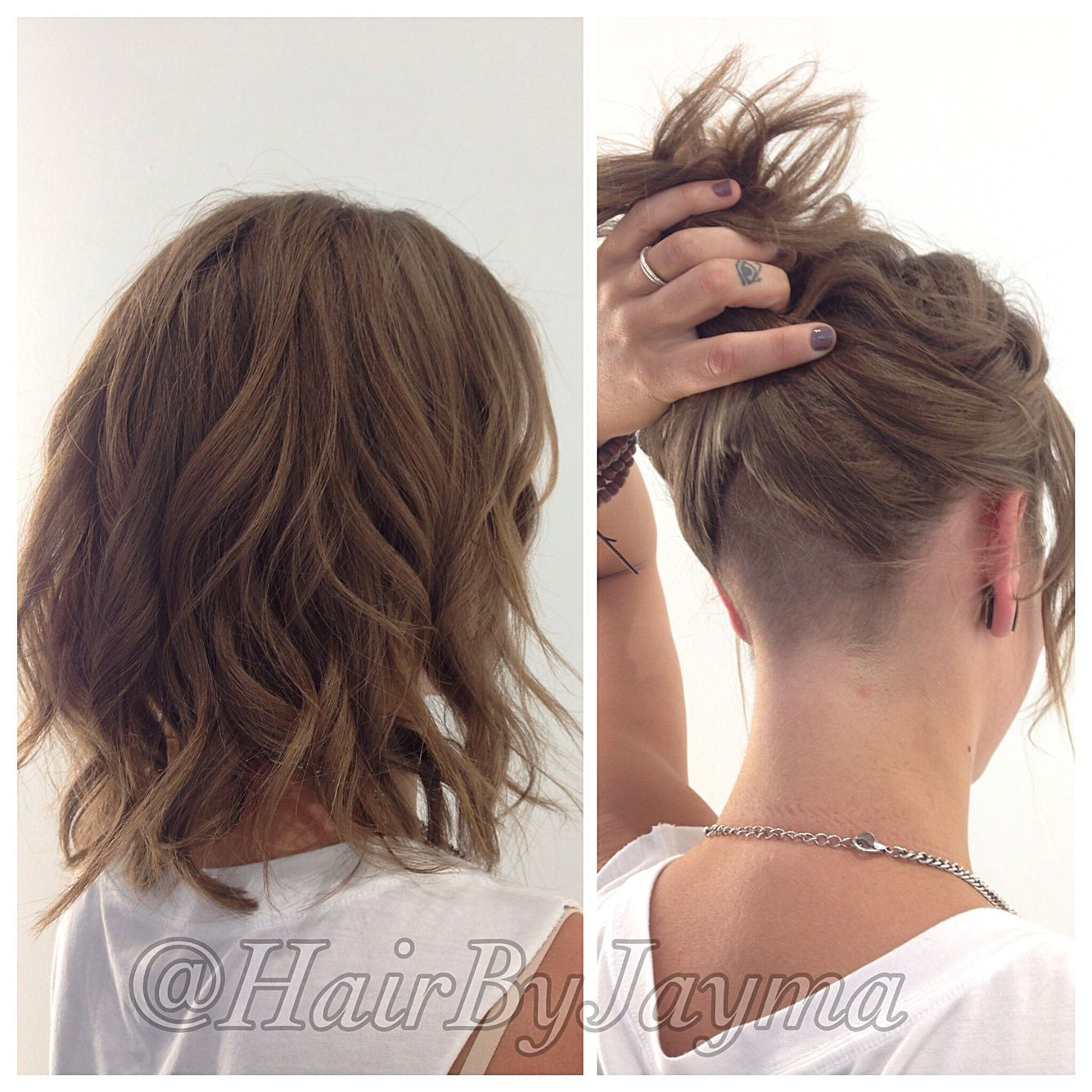 Best ideas about Undercut Bob Hairstyles
. Save or Pin Wavy bob and undercut hairbyjayma Now.