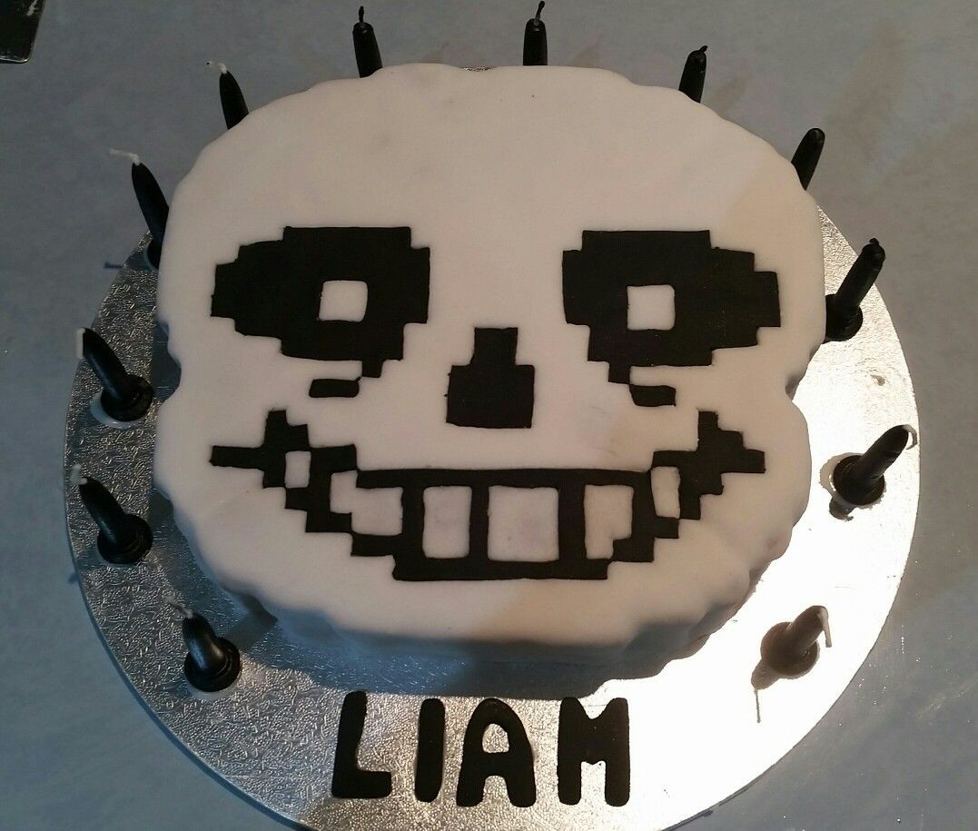 Best ideas about Undertale Birthday Cake
. Save or Pin Sans Undertale 12th birthday cake Now.