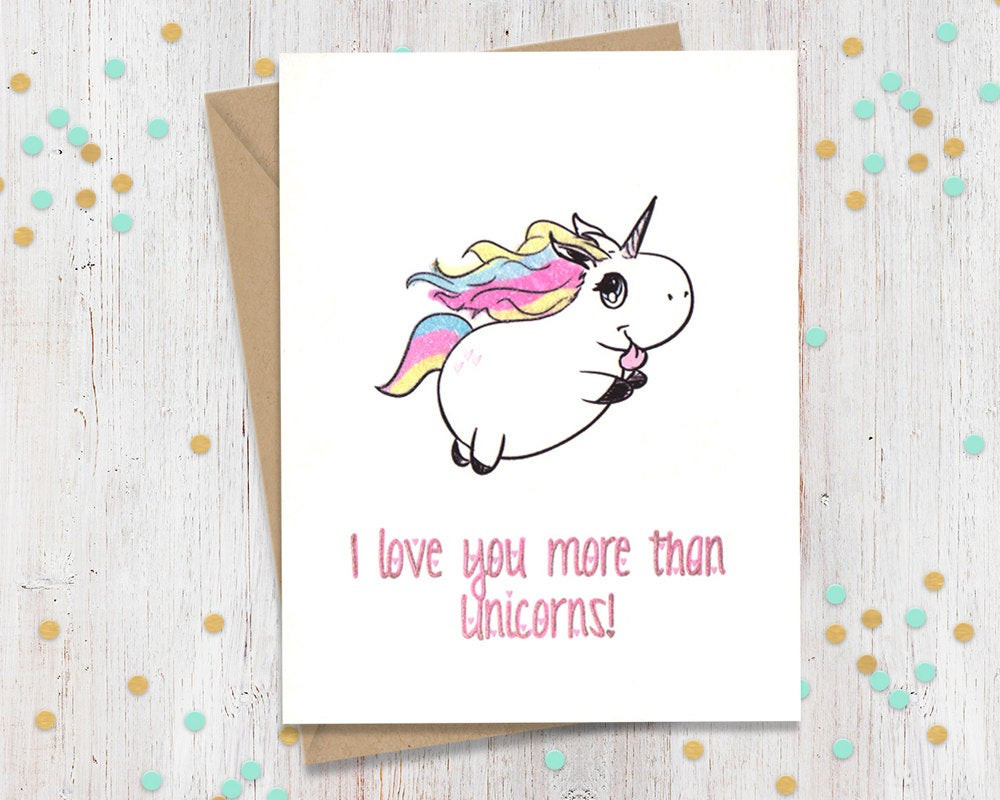 Best ideas about Unicorn Birthday Card
. Save or Pin Unicorn Card Funny Anniversary Card Card for Her Card for Now.