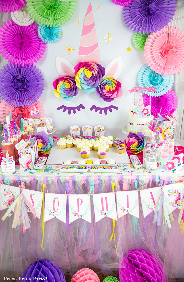 Best ideas about Unicorn Birthday Ideas
. Save or Pin Truly Magical Unicorn Birthday Party Decorations DIY Now.
