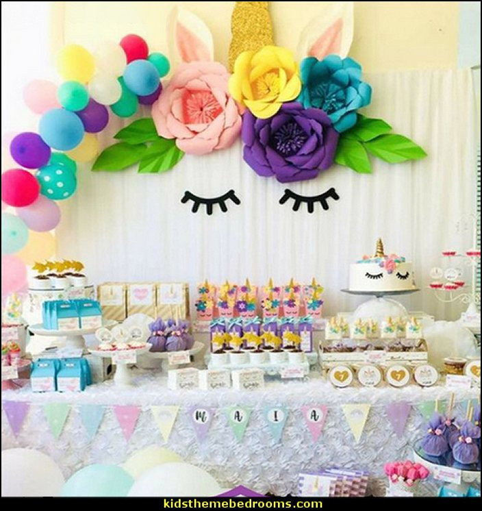 Best ideas about Unicorn Birthday Party Supplies
. Save or Pin Decorating theme bedrooms Maries Manor unicorn party Now.
