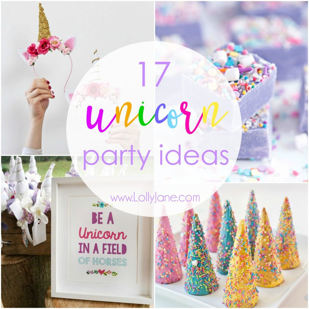 Best ideas about Unicorn Birthday Party
. Save or Pin 17 Unicorn Party Ideas To Throw The Ultimate Unicorn Party Now.