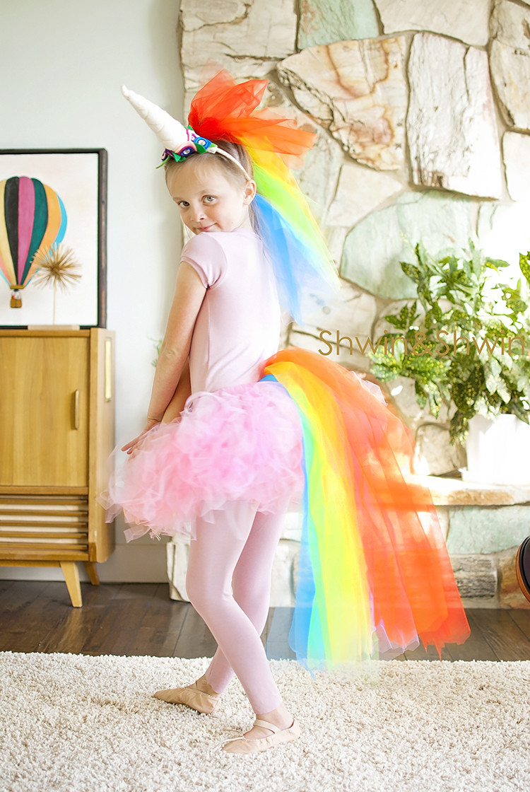 Best ideas about Unicorn DIY Costume
. Save or Pin DIY Rainbow Unicorn Costume Shwin and Shwin Now.