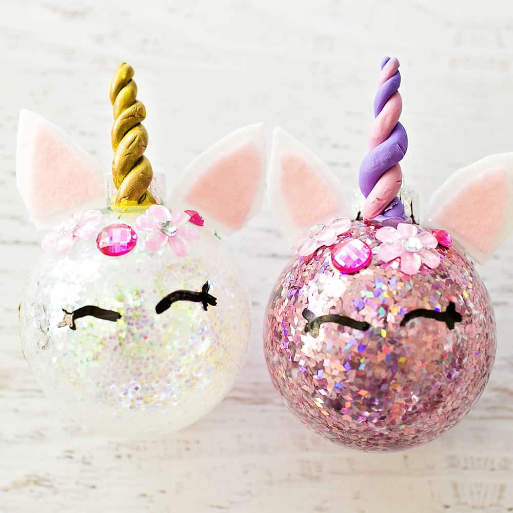 Best ideas about Unicorn Ornaments DIY
. Save or Pin DIY GLITTER UNICORN ORNAMENTS Now.