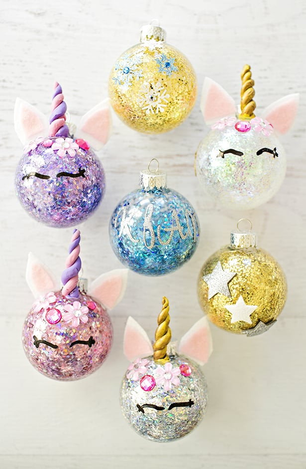 Best ideas about Unicorn Ornaments DIY
. Save or Pin DIY GLITTER UNICORN ORNAMENTS Now.