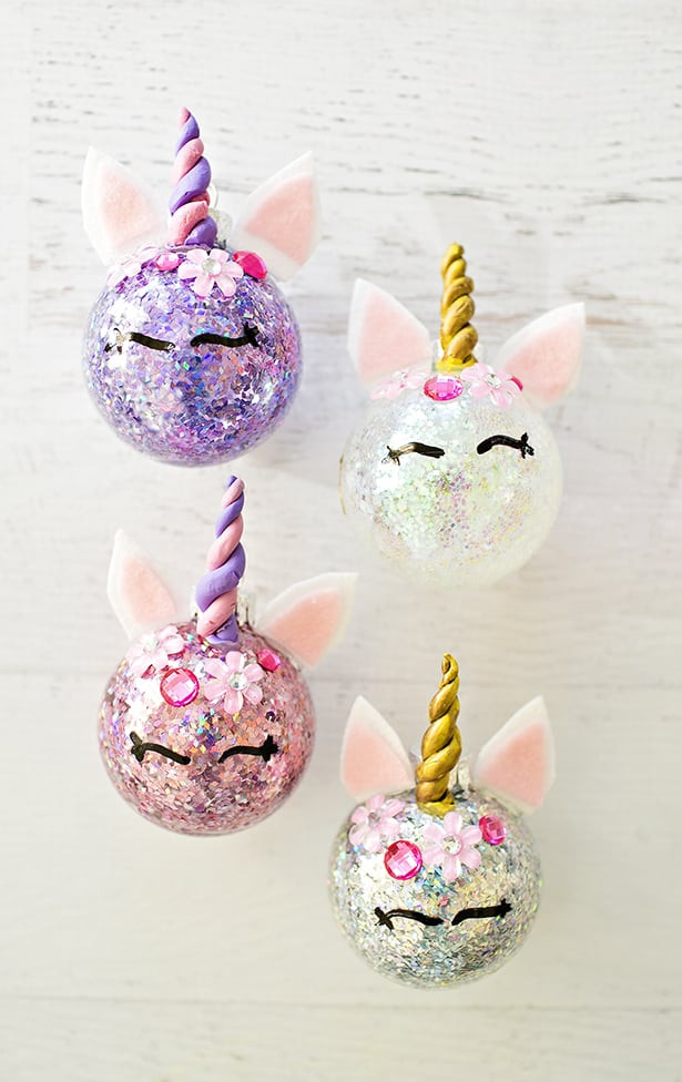 Best ideas about Unicorn Ornaments DIY
. Save or Pin DIY GLITTER UNICORN ORNAMENTS Now.