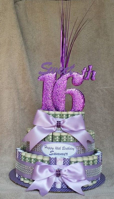 Best ideas about Unique 16th Birthday Ideas
. Save or Pin MONEY CAKE "Sweet 16th Birthday" Unique and Fun Way to Now.