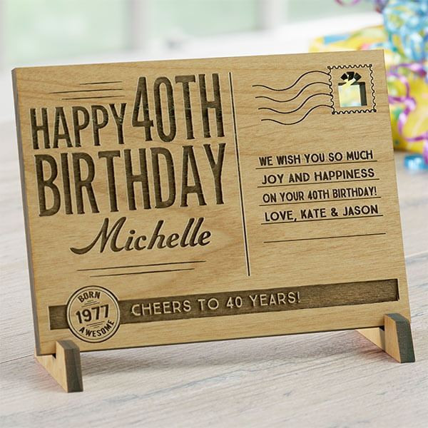 Best ideas about Unique 40th Birthday Gifts
. Save or Pin Personalization Mall Blog Now.