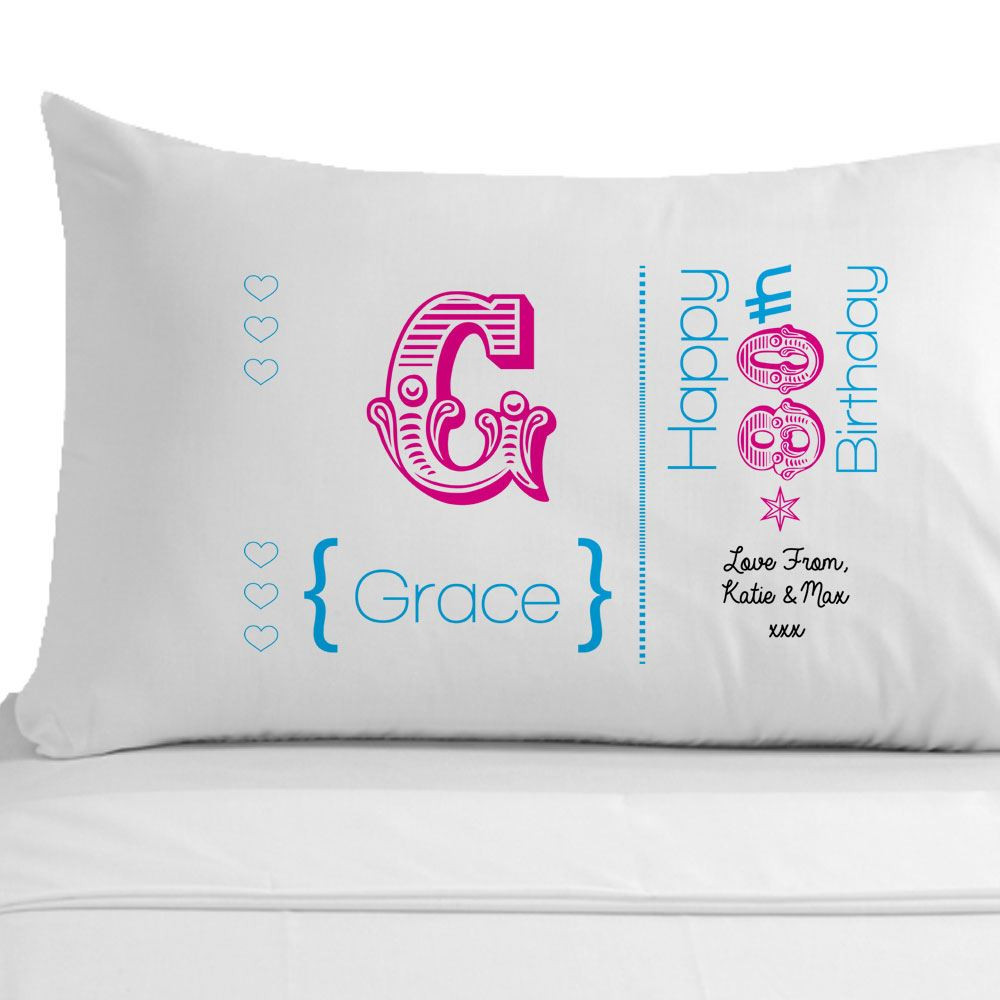 Best ideas about Unique 60th Birthday Gifts
. Save or Pin Womens Personalised 60th birthday pillowcase Unique 60th Now.