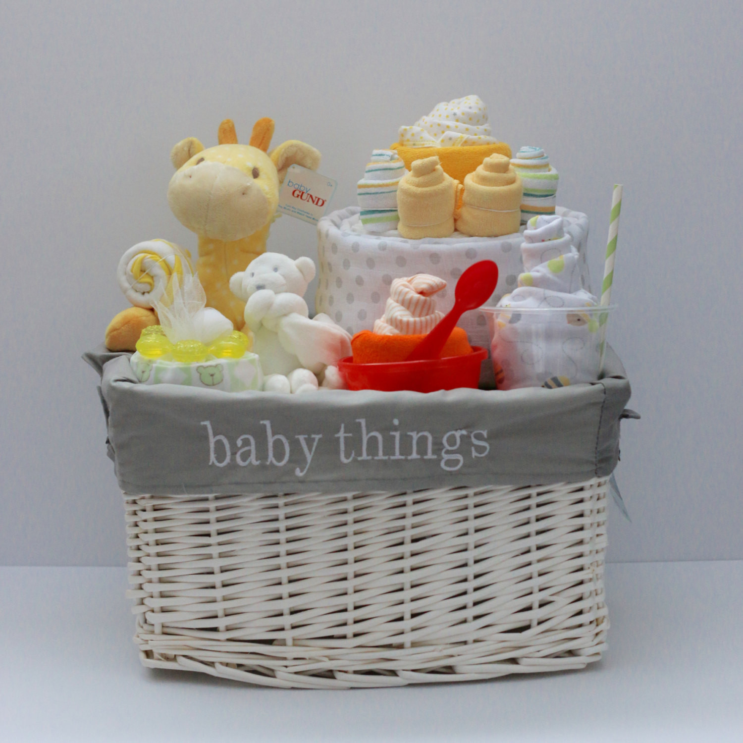 Best ideas about Unique Baby Gift Ideas
. Save or Pin Gender Neutral Baby Gift Basket Baby Shower Gift Unique Baby Now.
