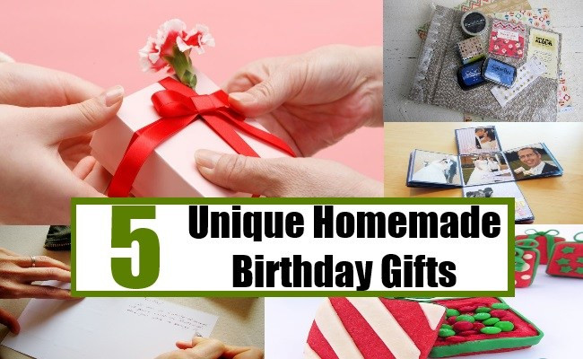 Best ideas about Unique Birthday Gift Ideas
. Save or Pin 5 Unique Homemade Birthday Gifts Creative Homemade Now.