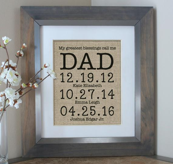 Best ideas about Unique Birthday Gifts For Dad
. Save or Pin Fathers Day Gift Personalized Gift for Dad or by Now.